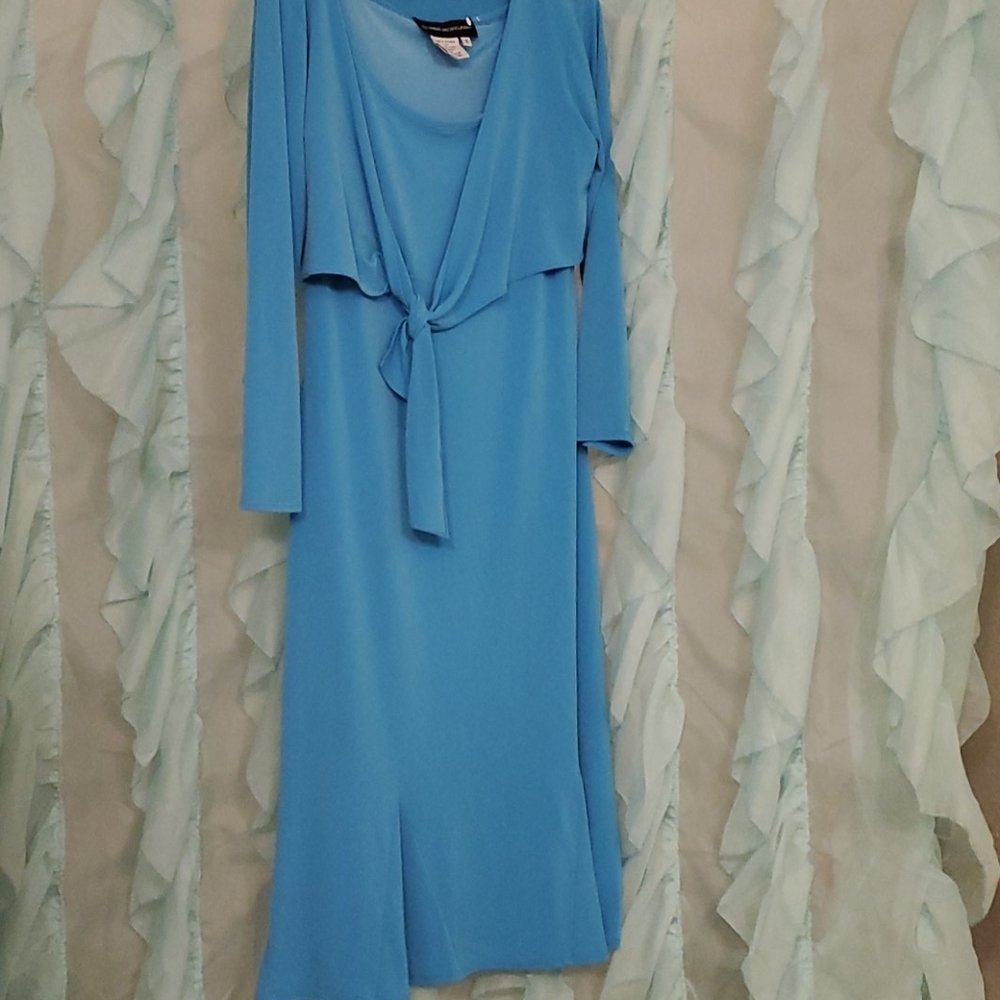 Dress with shrug